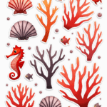 Sea Life  - Sticker Sheet v5